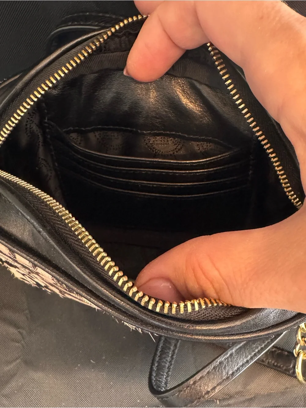 Michael Kors Jet Set Medium Leopard & Calf Hair Crossbody Bag